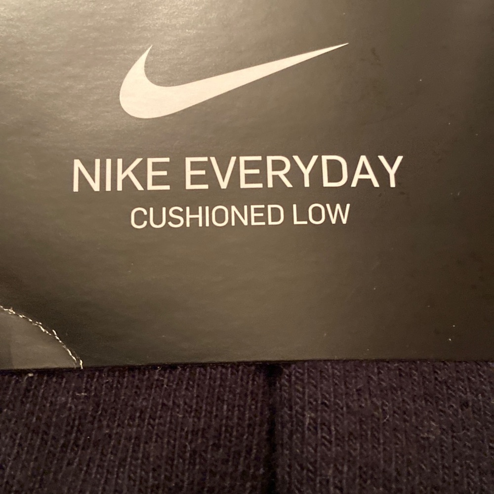 Nike Black Cushion Low 6 Pack of Boys Socks 5Y-7Y. - Picture 5 of 6